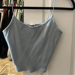 Garage blue ripped top